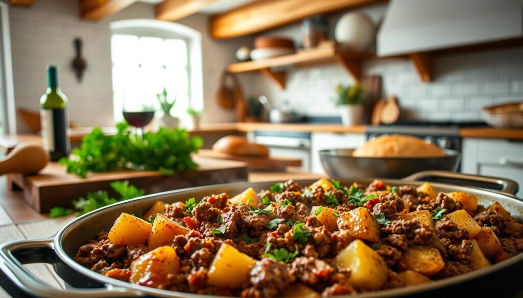 ground beef and potato recipes