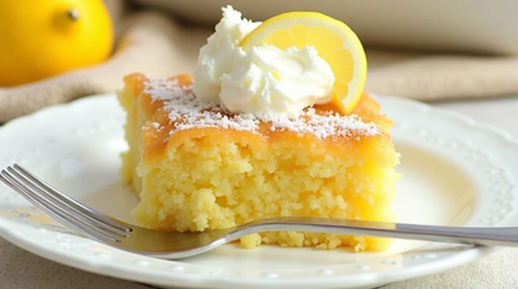 Lemon Dump Cake Recipe