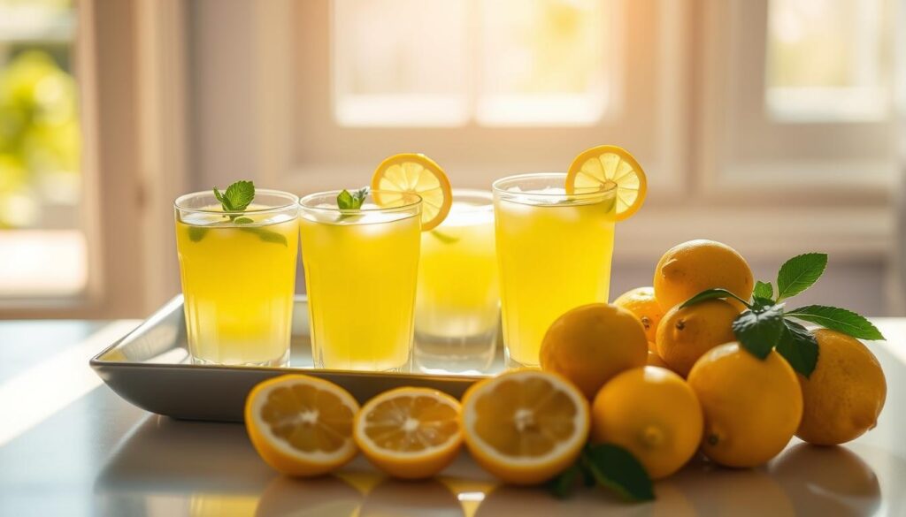 juices with lemon